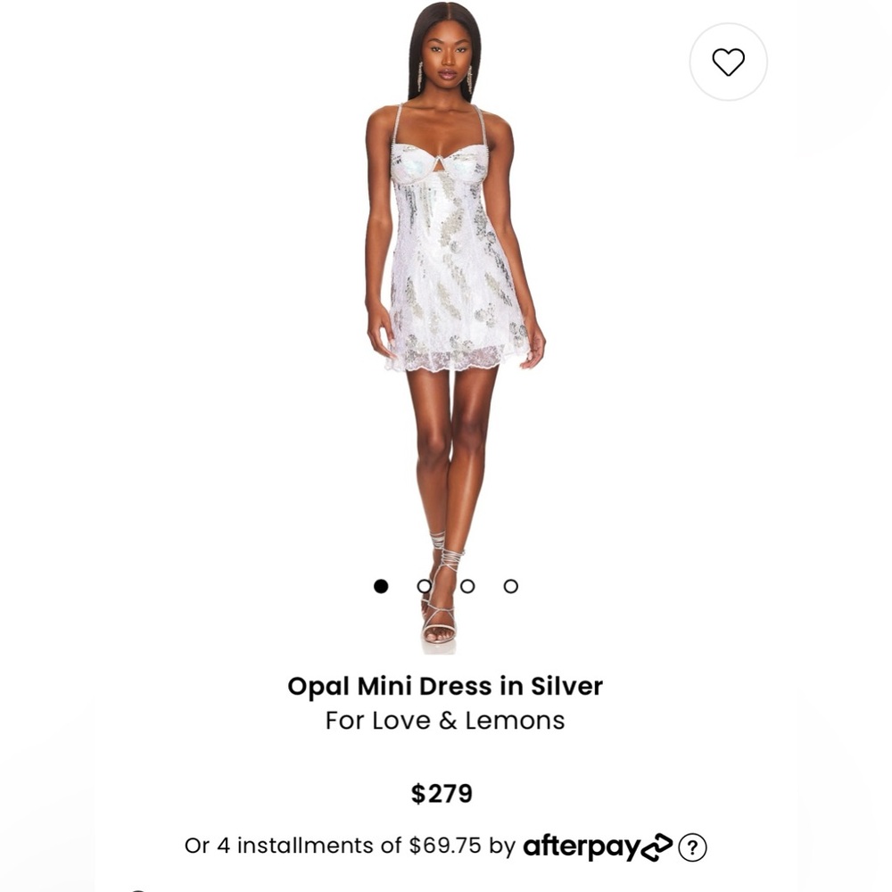 For Love and Lemons Opal Sequin Mini Dress